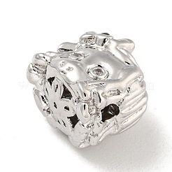 Латунные микропаве из прозрачного кубического циркония KK-G493-08P