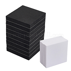24個 2色 EVAクラッシュパッド  冷蔵庫のウェーブホイールのローラーのベース  ホワイト  60x60x10mm  12個/カラー&nbsp;AJEW-CN0004-84A