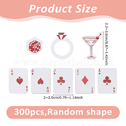 100 Stück Papier-Spielkarten-Konfetti&nbsp;DIY-WH0752-850