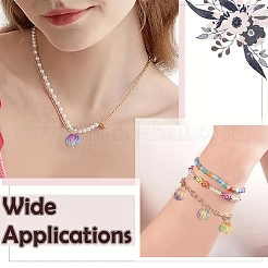 30 шт. подвески из запекаемого стекла&nbsp;PALLOY-YW00146