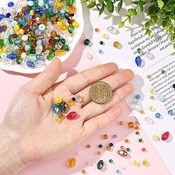 18 нити 18 стилей стеклянных бусин нити&nbsp;GLAA-YW0005-52