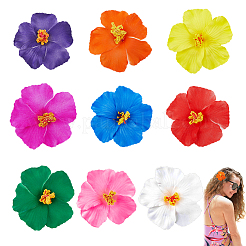 9 Stück Haaraccessoire aus EVA-Alligatorleder mit Blumenmuster in 9 Farben&nbsp;PHAR-PH0001-25