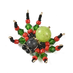 Halloween-Ornamente aus Naturblumen&nbsp;AJEW-TA00070