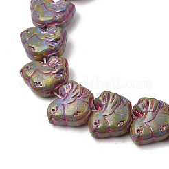 Perles en verre peintes&nbsp;GLAA-Z021-10G