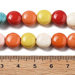 Синтетических нитей бирюзовые бусы G-B140-I01