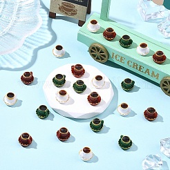 18 Stück Miniatur-Ornamente in 6 Farben&nbsp;DJEW-YW0010-13