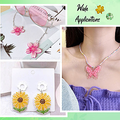 10шт 5 стиля прозрачные акриловые подвески TACR-TA0001-32