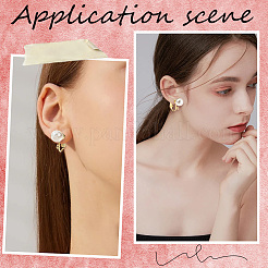 16 шт. железная фурнитура для сережек-клипс&nbsp;IFIN-SC0001-93A