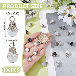 100шт стеклянные подвески&nbsp;PALLOY-HY00103