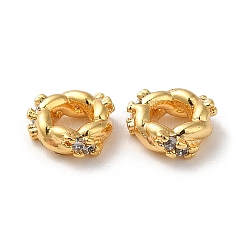 Perline zirconi micro pave  in ottone&nbsp;KK-P239-29B-G