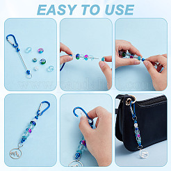 20шт 5 цвета алюминиевые карабины для скалолазания AJEW-GA0007-59