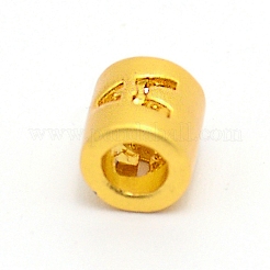 Perle di lettera in lega&nbsp;PALLOY-WH0081-55A