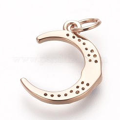 Латунные микро проложить кубического циркония подвески&nbsp;KK-P156-18RG-NR