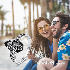 Сплав со стразами кольца для пальцев&nbsp;FS-WG86281-06