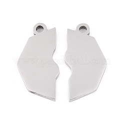 Подвески из нержавеющей стали 304 с эмалью&nbsp;STAS-T074-01P