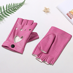 Un par de guantes sin dedos de imitación de cuero&nbsp;AJEW-CL0004-95A