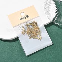 Pendentifs en laiton Shegrace avec micro-pavé de zircone cubique transparente&nbsp;XGRQ2C859-403G