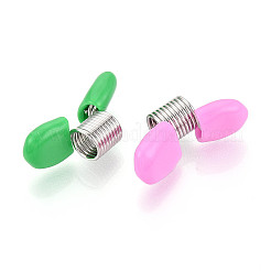 Железные мини-пружинные зажимы для бусин для изготовления бисерных украшений TOOL-T012-01A-02