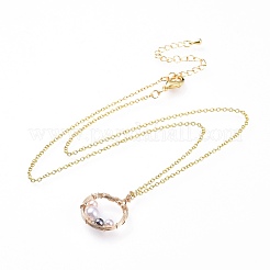 Pendientes colgantes y collar colgante conjuntos de joyas&nbsp;SJEW-JS01036