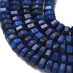 Gefärbt natürliche Lapislazuli Perlen Stränge&nbsp;G-G317-A24-3x6mm
