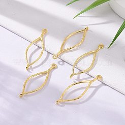 Овальные соединители из сплава в тибетском стиле&nbsp;X-TIBEP-A10954-G-FF