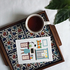 Офисная тема трафареты для резки углеродистой стали DIY-WH0309-1282