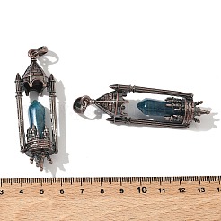 Крупные кулоны из натурального апатита&nbsp;G-P613-01R-01