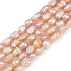 Нити из натурального культивированного пресноводного жемчуга PEAR-P064-20H-02D