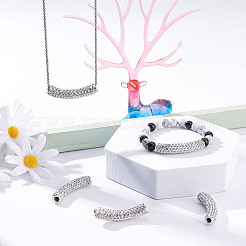 10 шт. латунные бусины со стразами Ближнего Востока RB-SC0001-08