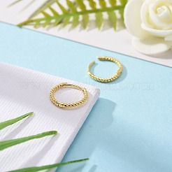 Серьги-кольца из серебра 925 унисекс EJEW-AA00271-06G