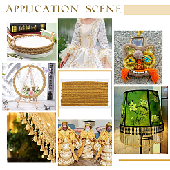 Кружевная лента «сороконожка» из полиэстера&nbsp;OCOR-WH0088-43A-02