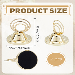 2шт держатель для визитных карточек из сплава&nbsp;AJEW-LP0003-22LG