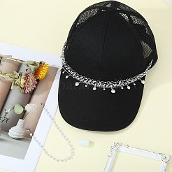 4 шт. латунная цепочка для шляпы AJEW-SZ0002-75A