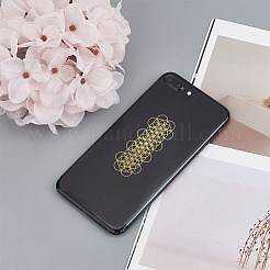 Никелевые декоративные наклейки DIY-WH0450-010