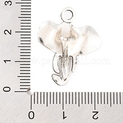 Pendente in lega a elefante stile tibetano&nbsp;X-TIBEP-1478-AS-LF