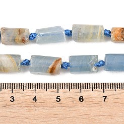 Natürliche blaue Calcit Perlen Stränge&nbsp;G-A314-A06-01