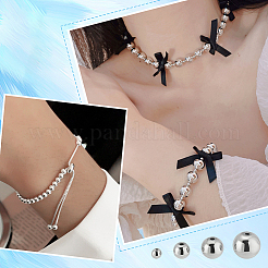 130 шт. 4 стиля гальванизированных немагнитных синтетических гематитовых бусин G-AR0005-91