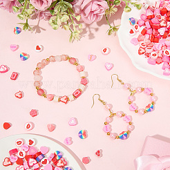 300шт 15 стиля ручной работы бусины из полимерной глины CLAY-SC0002-25