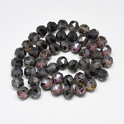 Стеклянные бусины с гальваническим покрытием &nbsp;X-EGLA-Q085-8mm-08