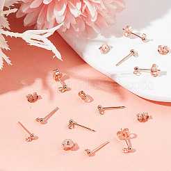 5 пара 925 серебряных сережек-гвоздиков FIND-GO0002-66RG