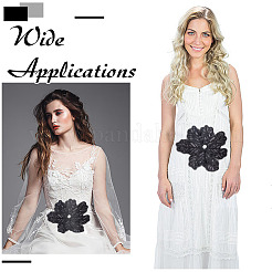 3D полиэстеровая вышивальная нить для пришивания/утюживания нашивок&nbsp;PATC-WH0023-21A