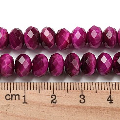 Fili di perline di occhio di tigre naturale&nbsp;G-K351-B07-03