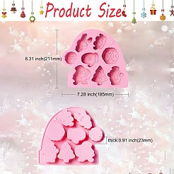 Diy рождественская тема пищевая силиконовая форма DIY-CJC0009-04