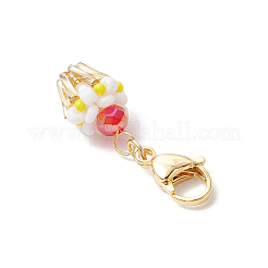 Decorazioni pendenti con perline di semi di vetro&nbsp;HJEW-MZ00188-05