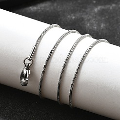 Ожерелья-змейки из нержавеющей стали 304&nbsp;STAS-M174-018P-A