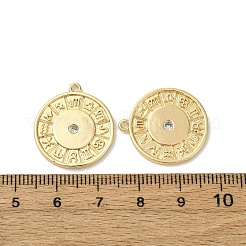 Латунные микро проложить кубического циркония подвески&nbsp;KK-D388-09G