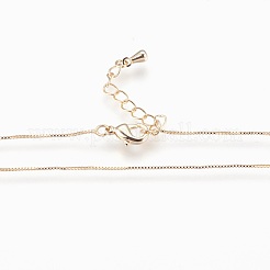 Colliers de chaînes en laiton&nbsp;X-NJEW-P222-05G