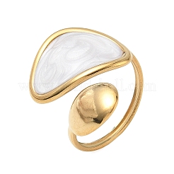 Offene Manschettenringe aus Edelstahl 304 für Damen&nbsp;RJEW-F208-02G-01