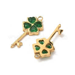 Подвески из нержавеющей стали 304 со стразами&nbsp;STAS-V015-11G