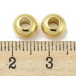 Placcatura a cremagliera perline in ottone a foro grande&nbsp;FIND-Z024-04B-G